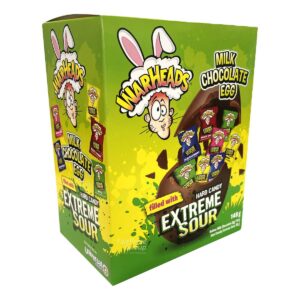 Warheads Milk Chocolate Egg -  Extreme Sour