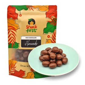 SnackFirst Rich Chocolate Almonds (Milk Chocolate Nuts)