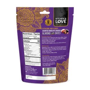 Chocolate Filled Almond Stuffed Dates - Assorted