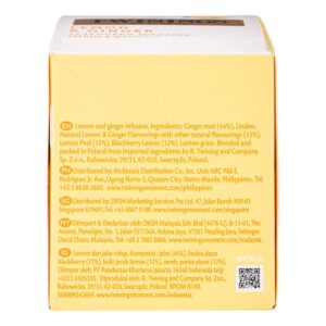 Twinings Flavoured Infusion Teabags - Lemon & Ginger