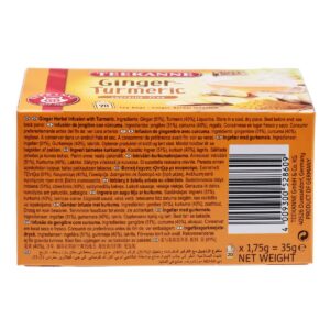 Teekanne Ginger Herbal Infusion Tea Bags - Turmeric
