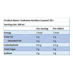 Teekanne Rooibos Tea Bags - Caramel