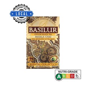 Basilur Ceylon Black Tea - Masala Chai (Enveloped Tea Bags)