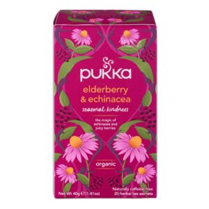 Pukka Fruit Tea Bags - Elderberry & Echinacea