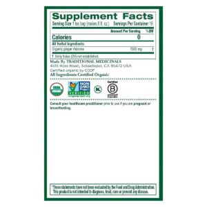 Traditional Medicinals Organic Ginger