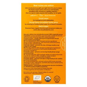 Pukka Organic Liquorice & Cinnamon Tea 20 Tea Bag