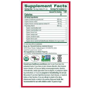 Traditional Medicinals Organic Lemon Echinacea Throat Tea