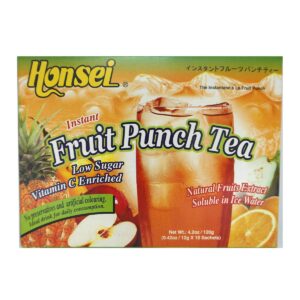 Honsei Low Sugar Peach Tea (10 Sachets) 10 x 12g