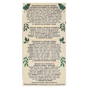 Hampstead Tea Organic Herbal Harmonies Infusions Tea Bags