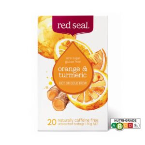 Red Seal Fruit Tea Orange Tumeric Hot or Cold Brew
