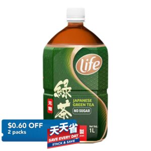 Life Japanese Green Tea Bottle Drink - No Sugar
