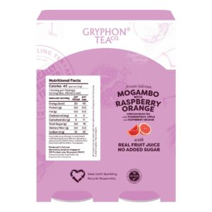 Gryphon Artisan Selection Cold Brew Tea - Mogambo Raspberry Orange