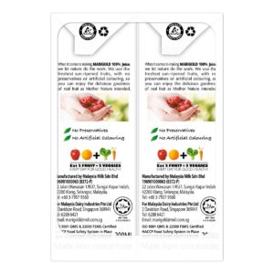 Marigold 100% Packet Juice - Berries Mixed Fruits