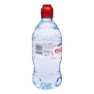 Evian Natural Mineral Bottle Water - Sports Cap