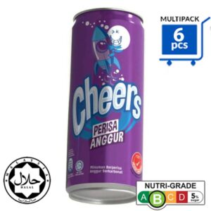 Cheers Can Drink - Grape Flavour & Bubbles (325ml x 6)