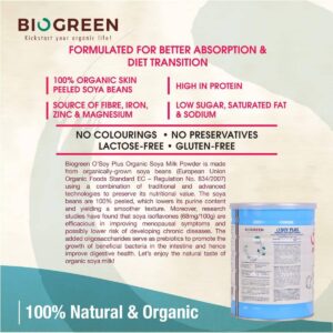Biogreen Biogreen OSoy Plus Organic Soya Milk (Cane SF)