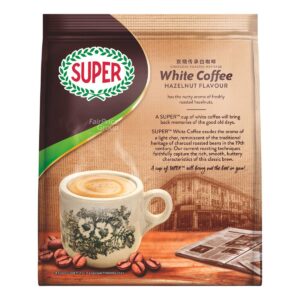 Super 3 in 1 Instant Charcoal Roasted White Coffee - Hazelnut