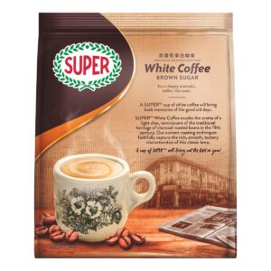 Super 3 in 1 Instant Charcoal Roasted White Coffee-BrownSugar