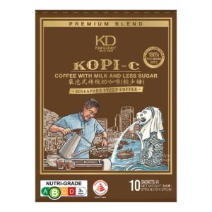Kim's Duet Kopi-C Coffee with Less Sugar & Non-Diary Creamer