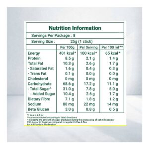 Vitamax Instant Oat Matcha Latte
