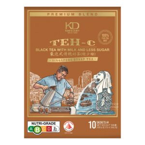 Kim's Duet Teh-C Black Tea with Less Sugar & Non-Dairy Creamer
