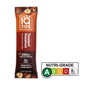 IQBar IQJoe Enhanced Instant Coffee Toasted Hazelnut