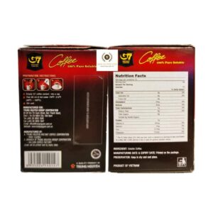 Trung Nguyen Black Instant Coffee Pure Soluble - 2g x 15packs