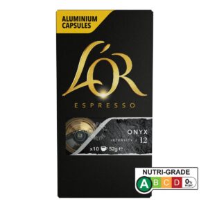 Lor Espresso Aluminium Coffee Capsules - Onyx