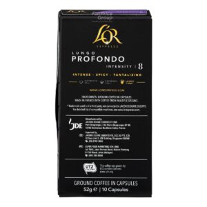 Lor Espresso Aluminium Capsules - Lungo Profondo