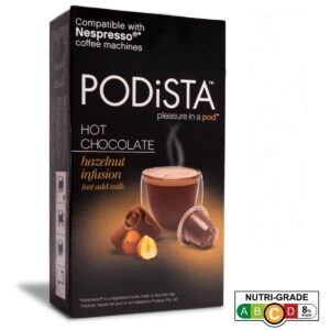 Podista Hazelnut Chocolate Nespresso Choco Pods