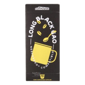 Kopi House Nespresso Coffee Compatible Capsules - Long Black Gao