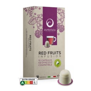 Punto Italia Espresso Red Fruits Infusion Nespresso Tea Pods