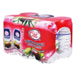Ice Cool Young Coconut Can Juice - Pulp (Roasted)