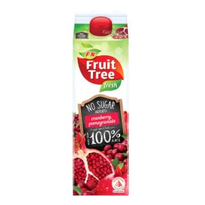 F & N Fruit Tree Fresh No Sugar Added Juice - Cranberry&Pomegranate