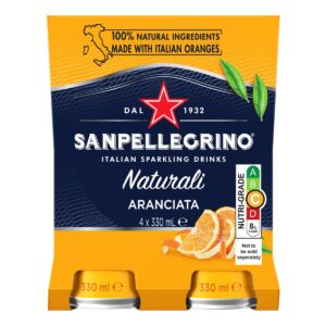San Pellegrino Sparkling Can Drink - Aranciata