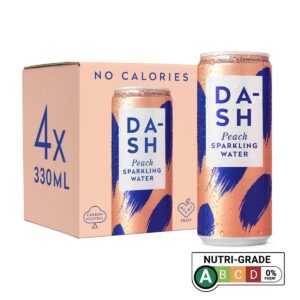 Dash Water Infused Sparkling Water - Peach