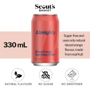 Drink Almighty Sparkling Water - Blood Orange