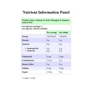 Alchemy & Tonic Pineapple & Jalapeno Soda Multipack