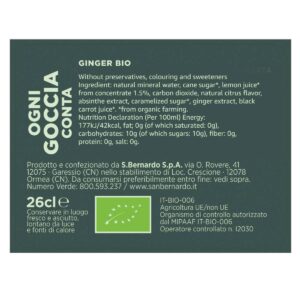 S.Bernardo Bio Organic Drops of Drinks - Ginger