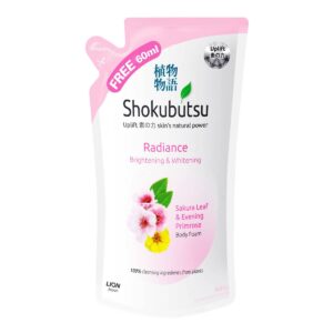 Shokubutsu Radiance Body Foam Refill - Brighten & Whitening