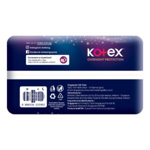 Kotex Overnight Pads - Heavy Flow (41cm)