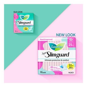 Laurier Super Slimguard Day Pads - Normal Heavy (25cm)