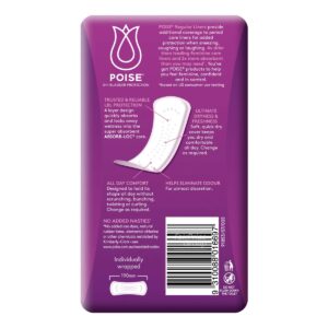 Poise Liners For Bladder Leakage - Regular (19cm)