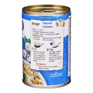 Prego Pasta Sauce - Carbonara Mushroom