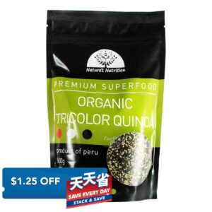 Nature's Nutrition Organic Quinoa - Tricolour