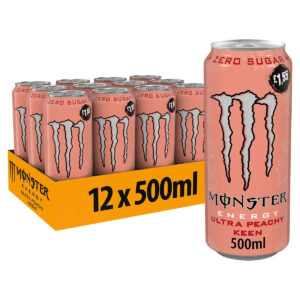 Monster Energy Ultra Peachy Keen PMP 1.65, 12 x 500ml