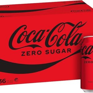 Coca-Cola Zero Sugar Soft Drink Multipack Cans 36 x 375mL