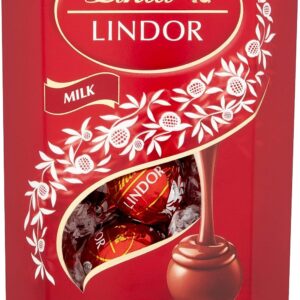 Lindt Lindor Milk Chocolate Truffles Box | Approx 16 truffles, 200g | Chocolate Truffles with a Smooth Melting Filling | Gift Present for Him and Her | Christmas, Birthday, Congratulations, Thank you
