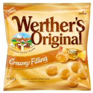 Werthers Original Creamy Filling Bag 125g (Box of 12)