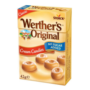 Werthers Original Cream Candies No Sugar Added 42g Box (Box of 10)